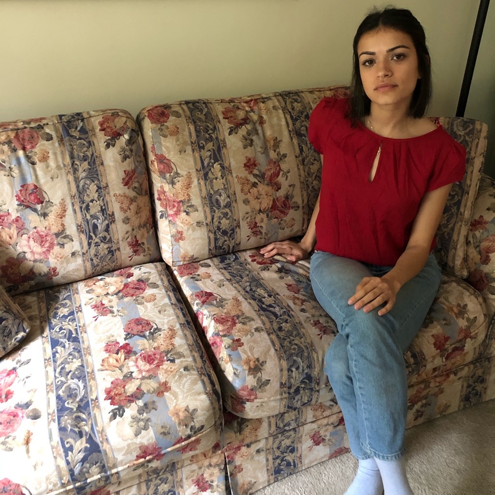 Zara Red Blouse